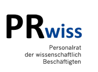 PRwiss-Logo Personalrat der wissenschaftlich Beschäftigten de
