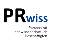 PRwiss-Logo Personalrat der wissenschaftlich Beschäftigten de